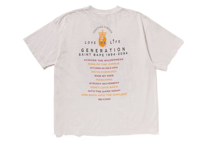 【 BAPE X SAINT MXXXXXX 】GENERATION TEE