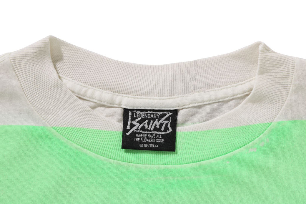 BAPE X SAINT MXXXXXX 】MAD FACE HANDPRINTING TEE | bape.com