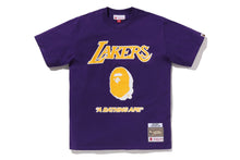 【 BAPE X M&N NBA 】LOS ANGELES LAKERS TEE