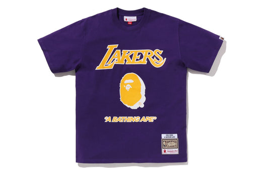 服/ファッション Lakers M&N x Aape by Bathing Ape BAPE X M&N NBA - LOS ANGELES LAKERS SATIN JACKET – eu.bape.com