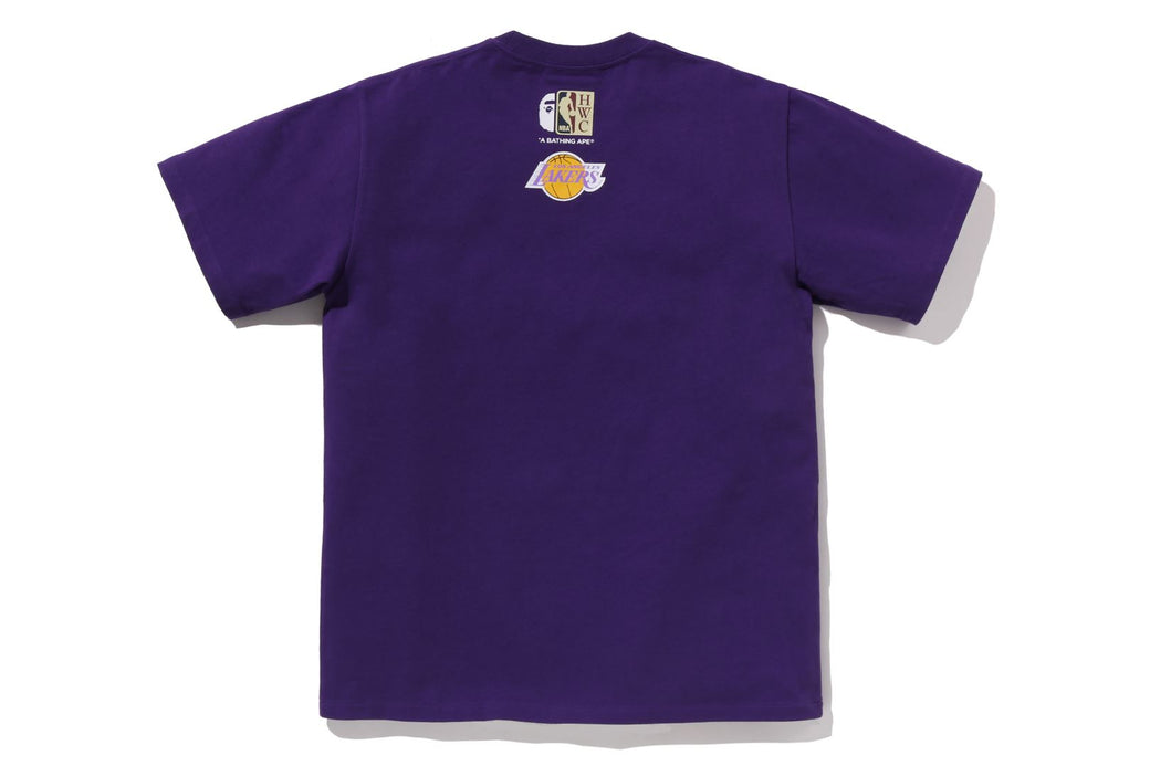 BAPE X M&N NBA 】LOS ANGELES LAKERS TEE | bape.com