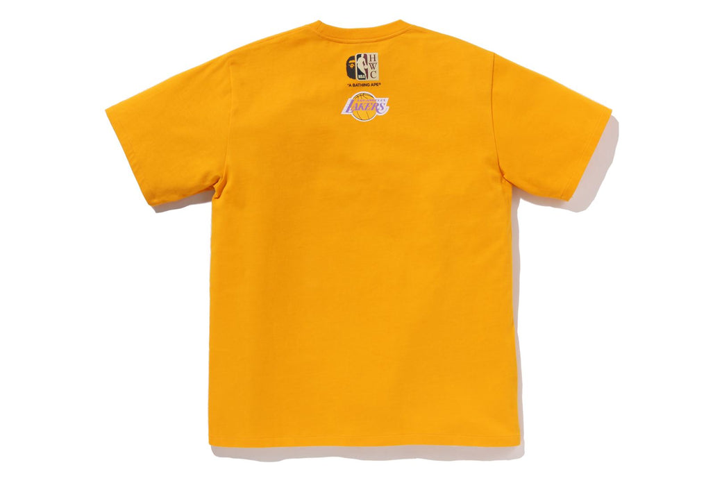 BAPE X M&N NBA 】LOS ANGELES LAKERS TEE | bape.com
