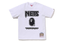 【 BAPE X M&N NBA 】NEW JERSEY NETS TEE