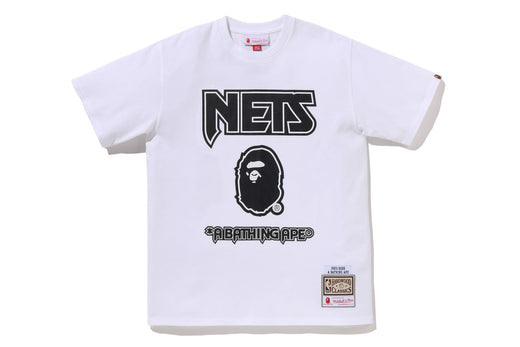 【 BAPE X M&N NBA 】NEW JERSEY NETS TEE