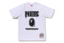 【 BAPE X M&N NBA 】NEW JERSEY NETS TEE