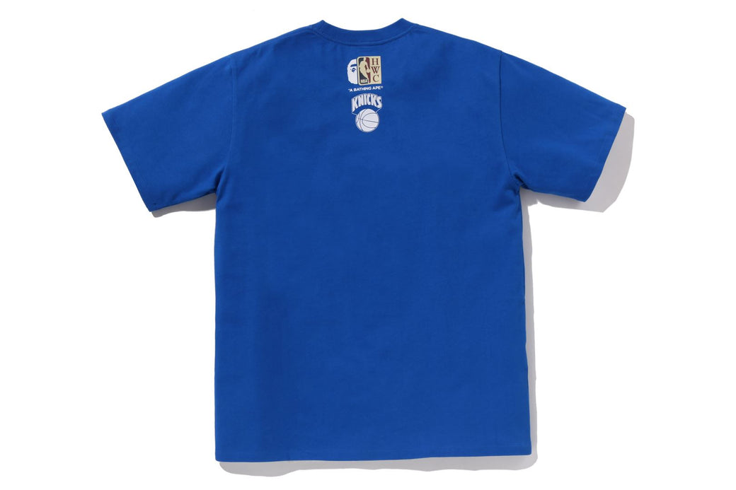 BAPE X M&N NBA 】NEW YORK KNICKS TEE | bape.com
