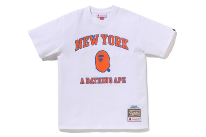 【 BAPE X M&N NBA 】NEW YORK KNICKS TEE