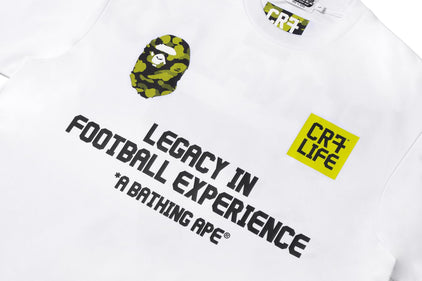 【 BAPE X CR7 】LIFE MULTI LOGO POLY RELAXED FIT JERSEY