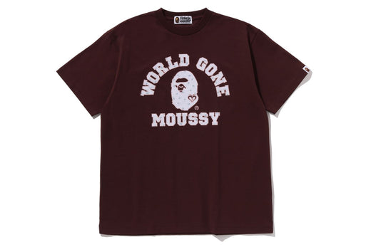 【 BAPE X MOUSSY 】COLLEGE PATCH TEE ベイプ BAPE X MOUSSY 】COLLEGE PATCH TEE | bape.com
