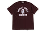【 BAPE X MOUSSY 】COLLEGE PATCH TEE