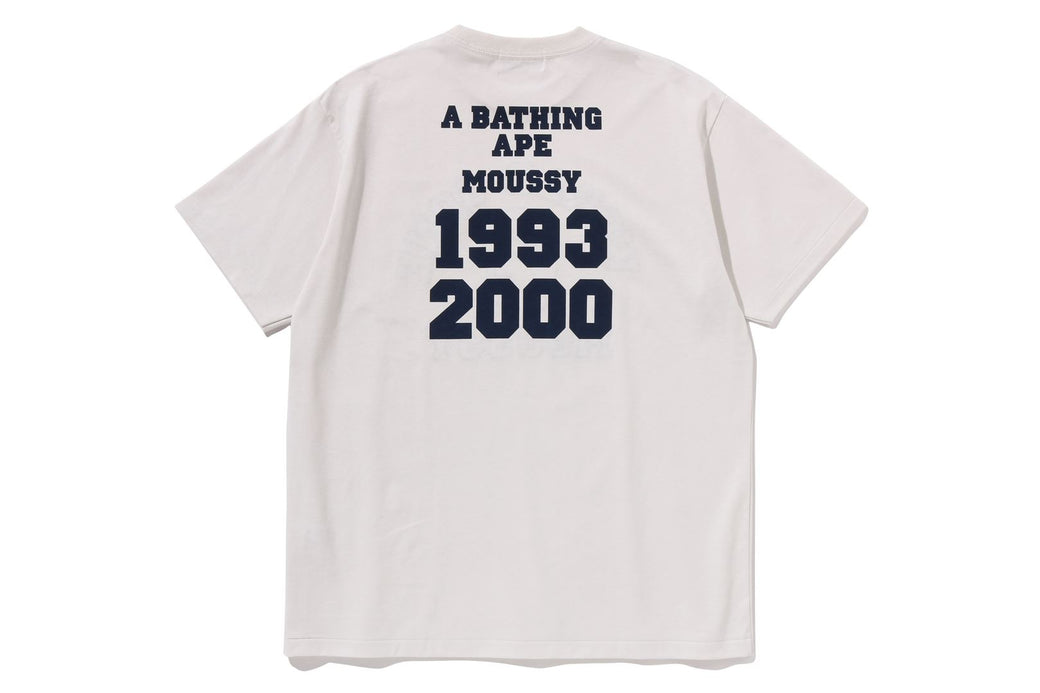 【 BAPE X MOUSSY 】COLLEGE PATCH TEE ベイプ BAPE X MOUSSY 】COLLEGE PATCH TEE | bape.com