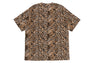 WILD LEOPARD PATTERN COLLEGE RELAXED FIT TEE