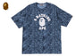 WILD LEOPARD PATTERN COLLEGE RELAXED FIT TEE