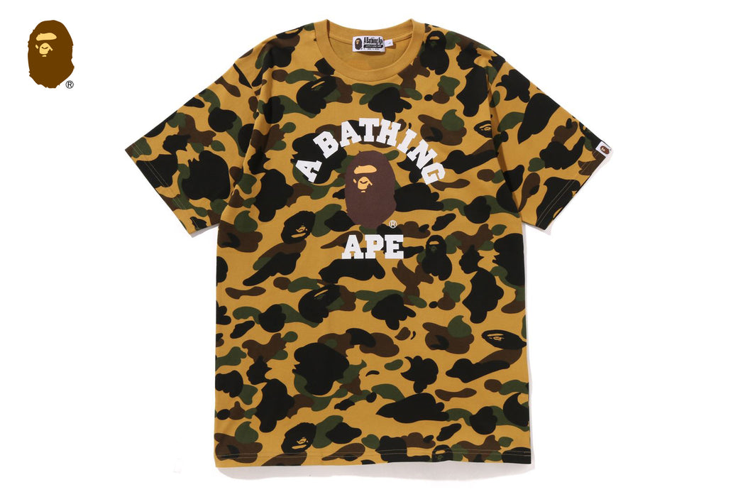 A BATHING APE カモフラージュTシャツ 1ST CAMO COLLEGE TEE | bape.com