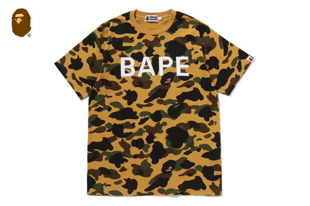 1ST CAMO BAPE RHINESTONE TEE | bape.com