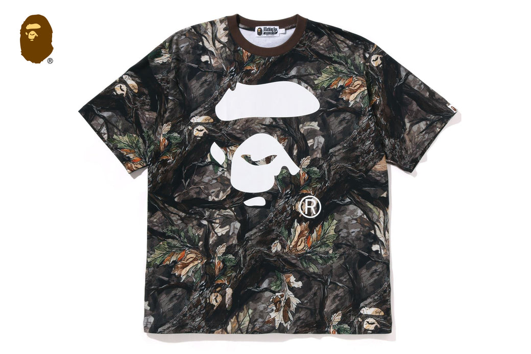 【BAPE】TREE EDGE CAMO APE FACE RELAXED FIT TEE 要在庫確認 TREE EDGE CAMO APE FACE RELAXED FIT TEE | bape.com