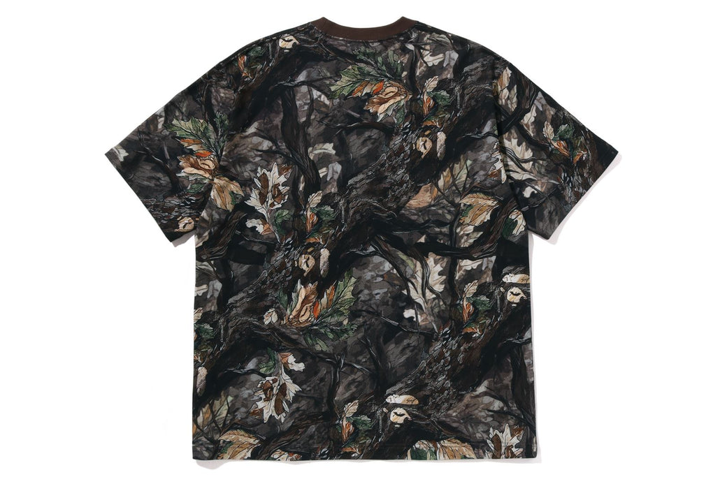 TREE EDGE CAMO APE FACE RELAXED FIT TEE | bape.com