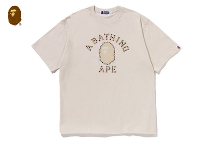 COLOR STONE COLLEGE RELAXED FIT TEE