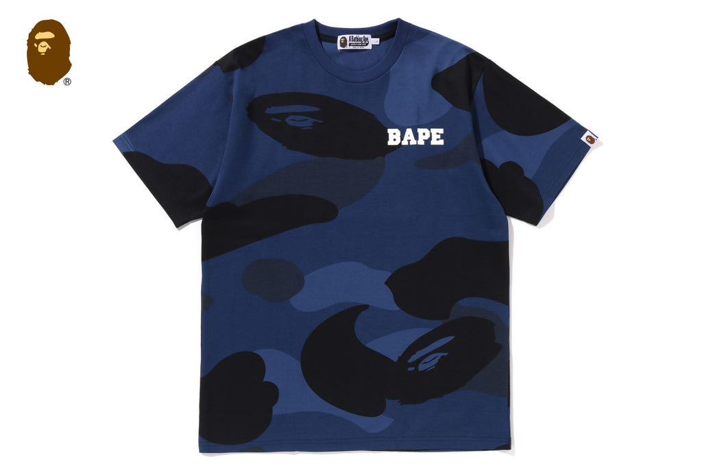 ABC CAMO RELAXED FIT BAPE LOGO TEE 青 カモ柄 ABC CAMO RELAXED FIT BAPE LOGO TEE 青 カモ柄 A BATHING APE ABC