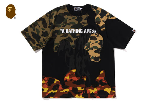 1ST CAMO UPCYCLED LOGO RELAXED FIT TEE