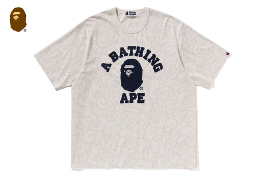 WASHED CLOUD CAMO COLLEGE RELAXED FIT TEE