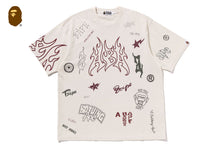 OVERALL PRINT RELAXED FIT TEE