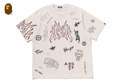 OVERALL PRINT RELAXED FIT TEE