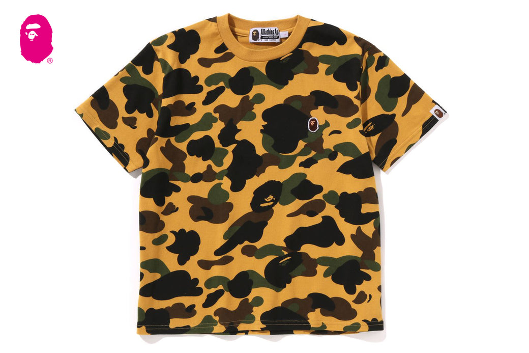 1ST CAMO ONE POINT MINI TEE | bape.com