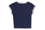 COLLEGE CROPPED TRIM TEE