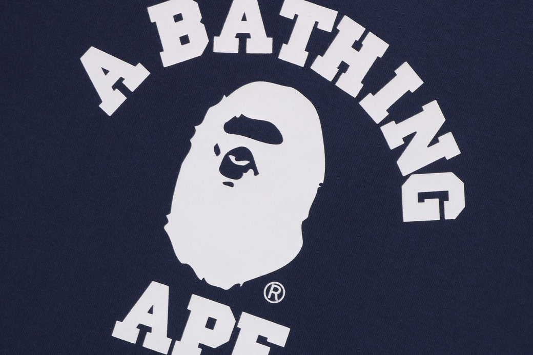 COLLEGE CROPPED TRIM TEE | bape.com