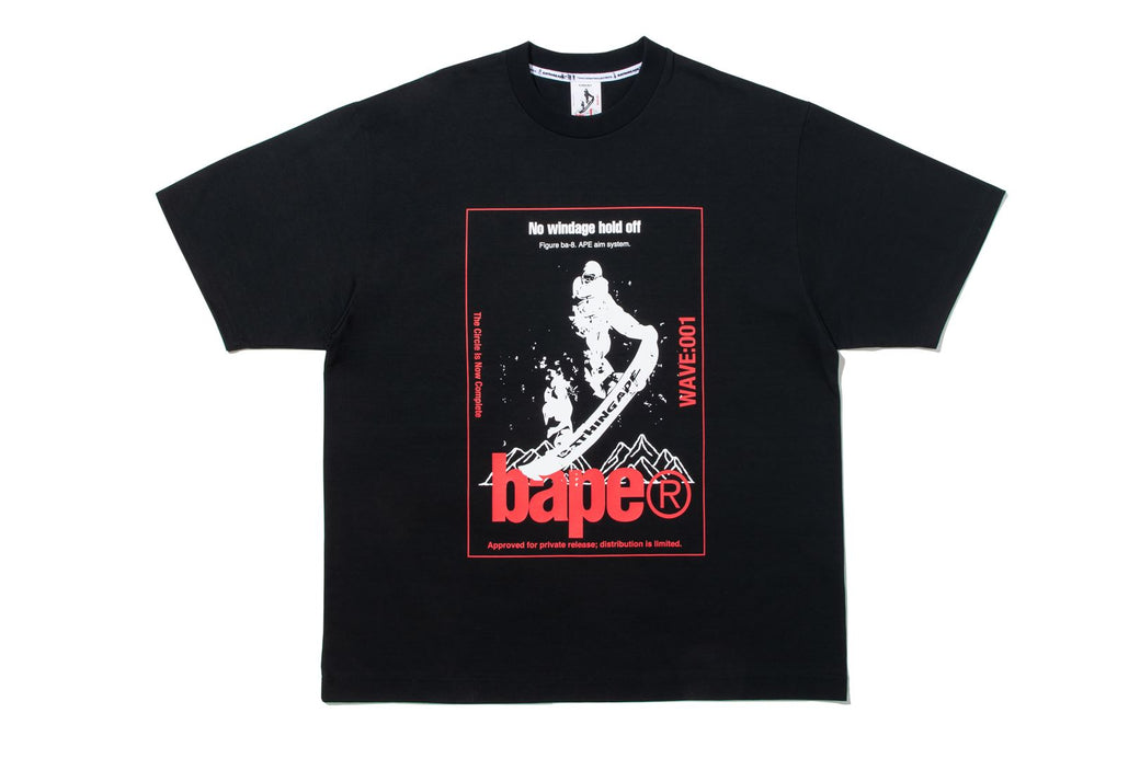 BAPE BY KAZUKI KURAISHI 】SKATE RELAXED FIT TEE | bape.com