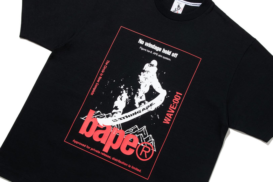 BAPE BY KAZUKI KURAISHI 】SKATE RELAXED FIT TEE | bape.com