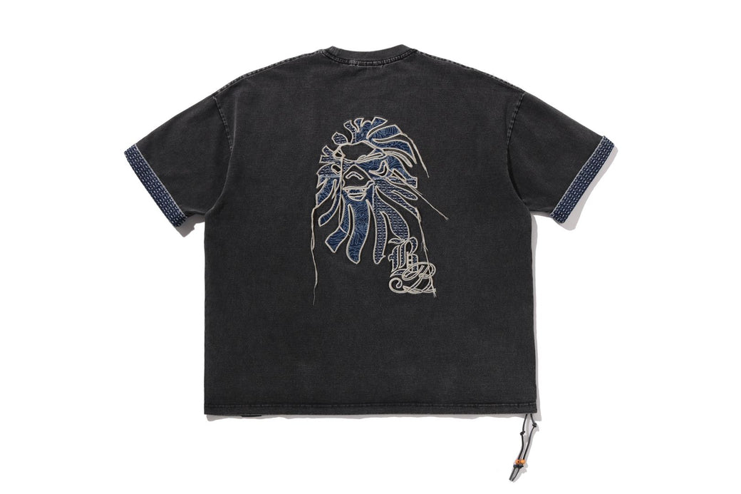 BAPE BLACK BORO PATCHWORK TEE | bape.com