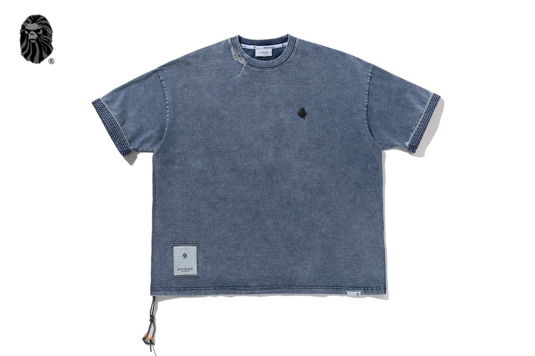 BAPE BLACK BORO PATCHWORK TEE | bape.com