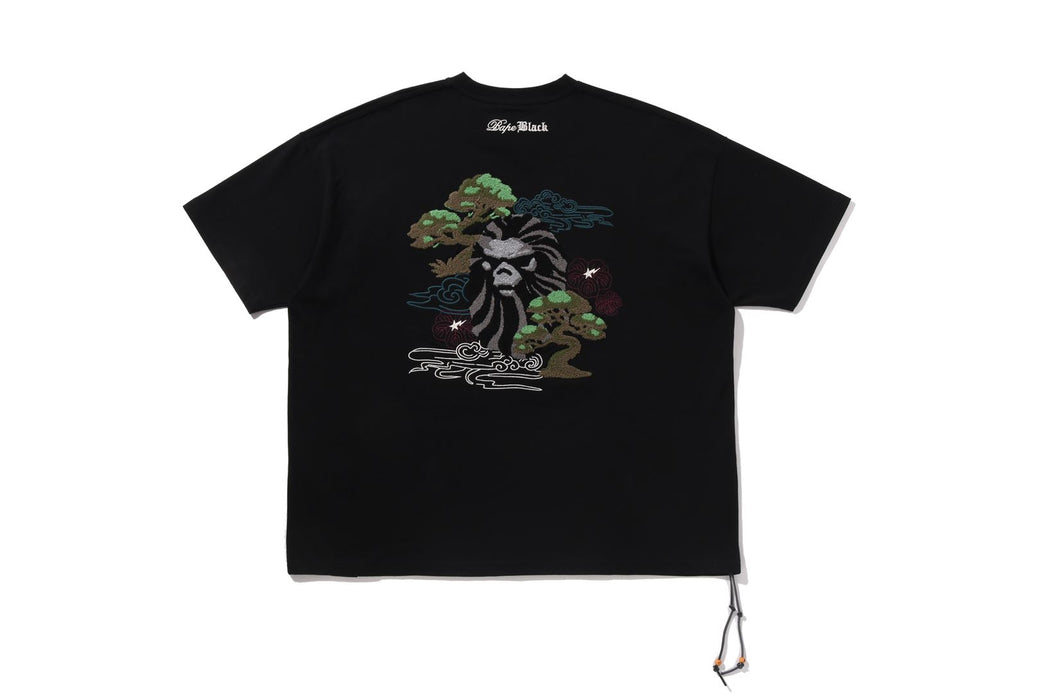 BAPE BLACK BONSAI EMB TEE | bape.com