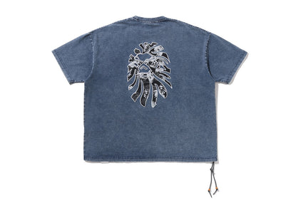 BAPE BLACK HAWAIIAN MOTIF PATCH POCKET TEE #2