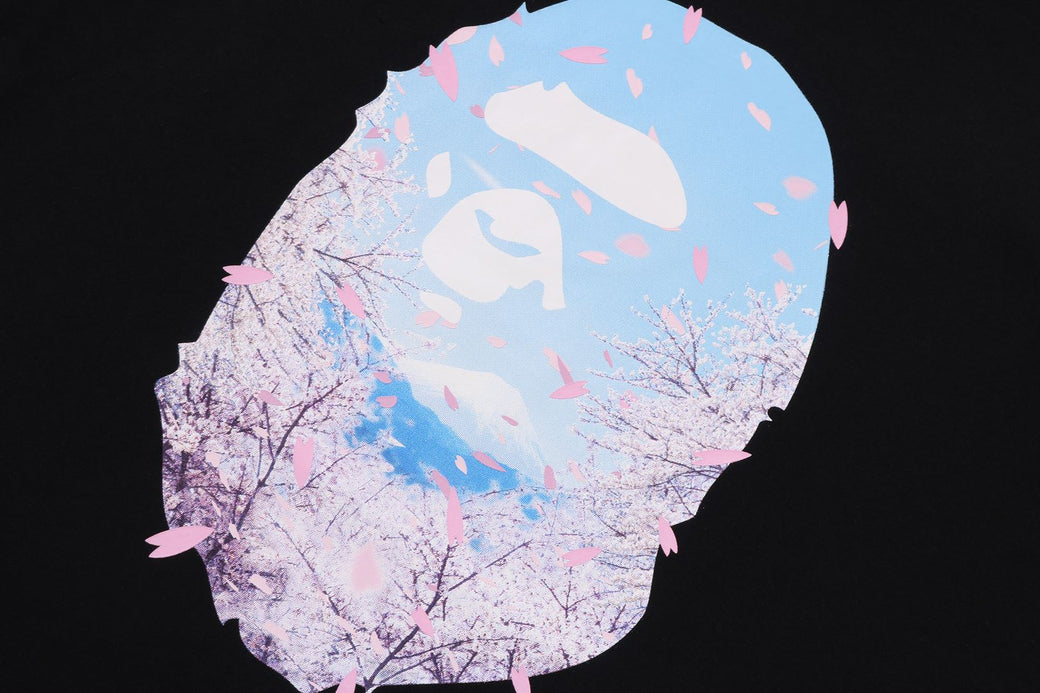 SAKURA PHOTO APE HEAD MINI TEE | bape.com