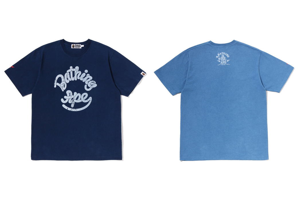 LOGO INDIGO TEE | bape.com