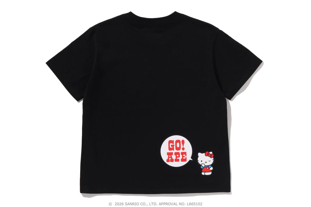 BAPE × HELLO KITTY コラボTシャツ S BAPE X HELLO KITTY/ KUROMI Tee fullsize XS S M L XL #3500k/ kid