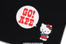 【 BAPE X HELLO KITTY 】COLLEGE MINI TEE