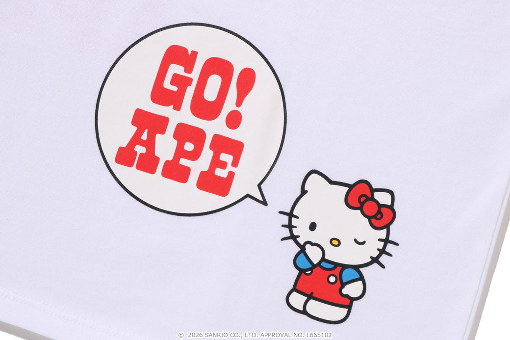 BAPE X HELLO KITTY 】COLLEGE MINI TEE | bape.com