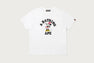 【 BAPE X DISNEY 】MINNIE MOUSE COLLEGE MINI TEE
