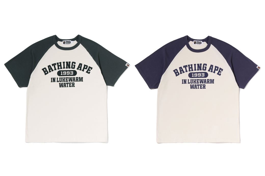 BATHING APE RAGLAN TEE | bape.com