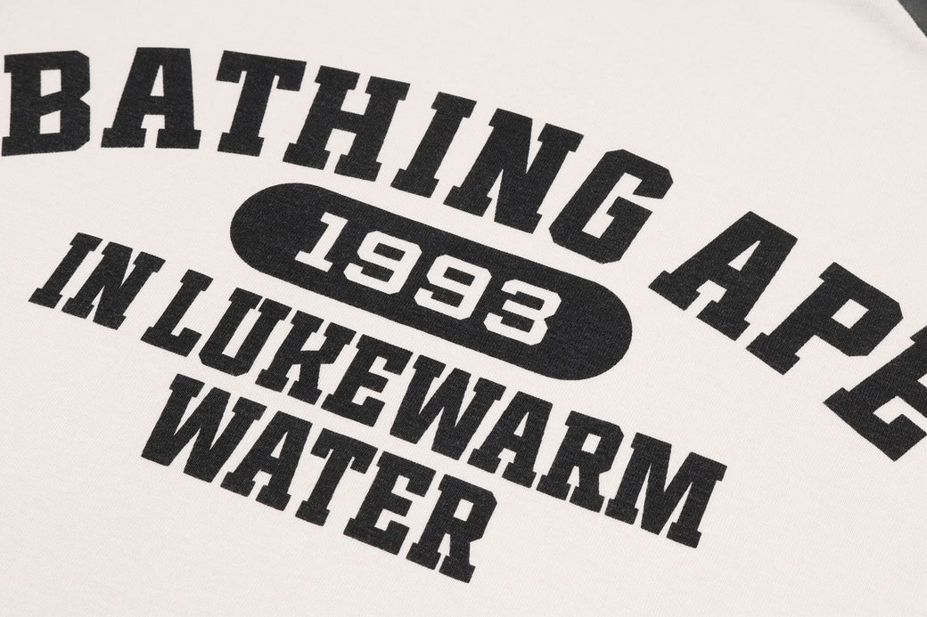 BATHING APE RAGLAN TEE | bape.com
