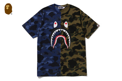 SPLIT CAMO SHARK TEE