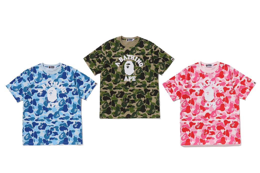 ABC CAMO COLLEGE TEE | bape.com