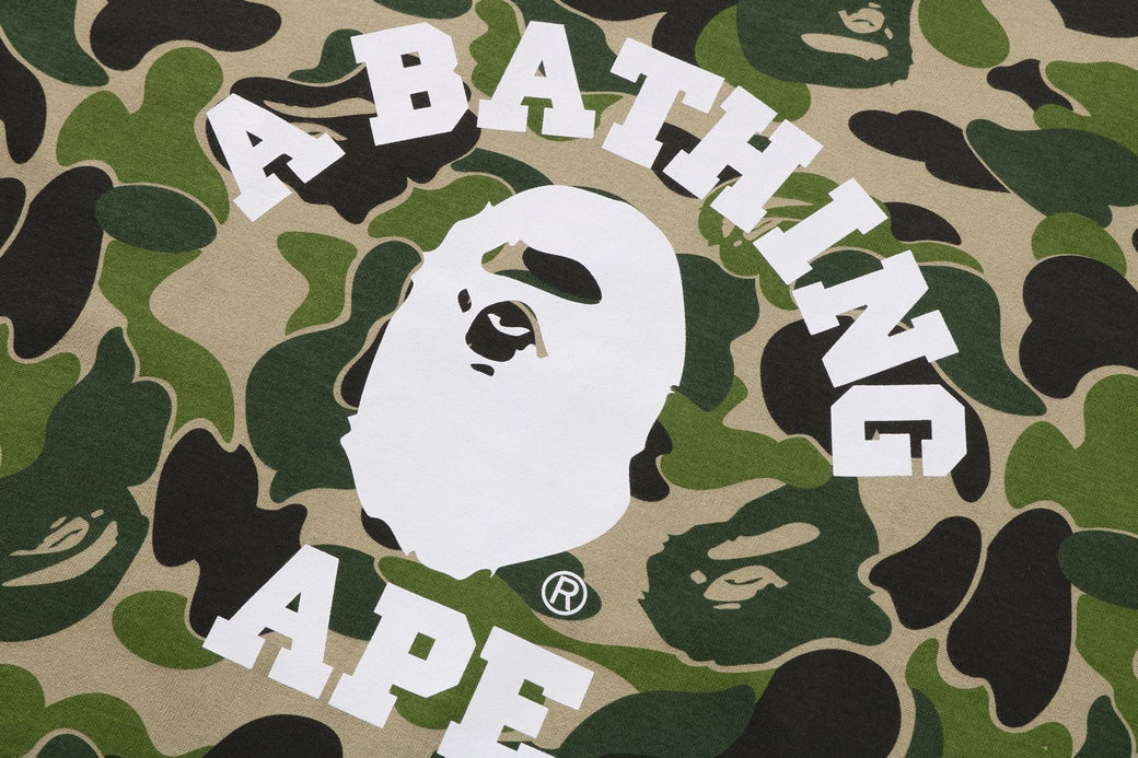 ABC CAMO COLLEGE TEE | bape.com
