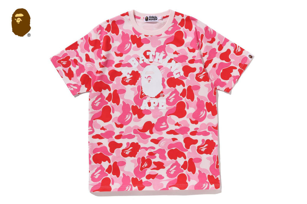 BAPE ABC CAMO COLLEGE TEE ピンク Sサイズ ABC CAMO COLLEGE TEE | bape.com