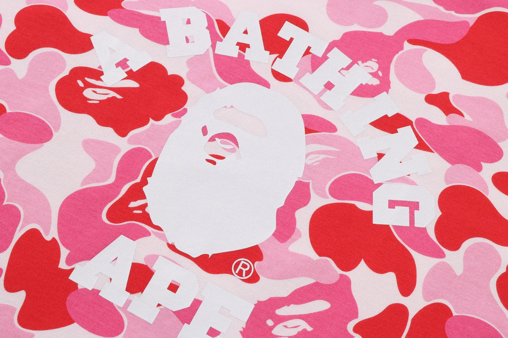 BAPE ABC CAMO COLLEGE TEE ピンク Sサイズ ABC CAMO COLLEGE TEE | bape.com