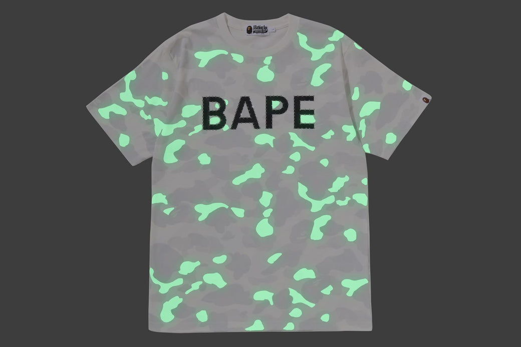 CITY CAMO RHINESTONE BAPE LOGO TEE | bape.com